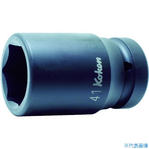 オレンジブック トラスコ中山　TRUSCOKo−ken 薄肉インパクトセミディープソケット 対辺41 差込角25.4全長85 〔品番:18301X41〕[ 注番:7773404]特長●ボルト／ナットに接する開口部(6角)はもちろんのこと、差し込み側の四角駆動部にも角を傷めずハイトルクを確実に伝える面接触のフラットドライブを採用しています。仕様●差込角(mm)：25.4●対辺寸法(mm)：41●全長(mm)：85●対辺形状：6角●適合ピン：A81●適合Oリング：B81●適合Cリング：PKC81●適合リング：AB81仕様2材質/仕上●クロムモリブデン鋼(SCM435)セット内容/付属品注意●抜け止め用のCリング(Oリング・ピン)は付属しておりません。原産国（名称）日本JANコード4991644444151本体質量937gオレンジブック トラスコ中山　TRUSCOKo−ken 薄肉インパクトセミディープソケット 対辺41 差込角25.4全長85 〔品番:18301X41〕[注番:7773404][本体質量：937g]《包装時基本サイズ：85×60×60》〔包装時質量：937g〕分類》手作業工具》ソケットレンチ》インパクト用ソケット☆納期情報：仕入れ先通常在庫品 (欠品の場合有り)
