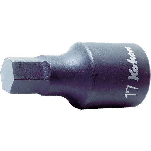 ■Ko-ken ヘックスビットソケット 対辺22 差込角19.0 全長75 6012M.7522(7776594)