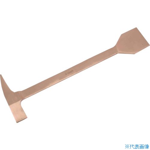 オレンジブック トラスコ中山　TRUSCOHAMACO 防爆工具 スクレーパー付きハンマー 〔品番:CBSLH450〕[ 注番:7788860]特長●スクレーパー、テストハンマー、ケレンハンマーとして多用途に使用できます。●摩擦や衝撃を加えても火花が出ない工具です。●無発火性の他、非磁性や耐蝕性にも優れています。●米国認定機関　FM Approvals認定取得済みです。●UKAS(ユーカス、英国認定証機関認定審議会)を認定取得済みです。用途●化学工業、石油、製鉄、ガス産業、爆薬製造工場、造船所、航空業界、船舶搭載用、火力発電所、製薬工場、アルミ精製所、製粉工場、医療機器メンテナンス現場、クリーンルーム他。仕様●頭長(mm)：154●頭径(mm)：20●全長(mm)：450仕様2材質/仕上●ベリリュウム銅合金セット内容/付属品注意原産国（名称）中国JANコード本体質量1285gオレンジブック トラスコ中山　TRUSCOHAMACO 防爆工具 スクレーパー付きハンマー 〔品番:CBSLH450〕[注番:7788860][本体質量：1285g]分類》手作業工具》防爆用品》防爆ハンマー・ポンチ☆納期情報：オレンジブック掲載以外でメーカー直送品（送料元払い）【法人限定＝会社名ご記入お願い致します。】※北海道・沖縄・離島は運賃別途商品も含む