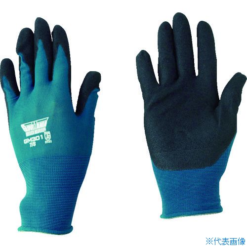 ■川西 ニトリルゴム背抜き手袋 バイオグリップ18G 1P Lサイズ 2519L(7797311)