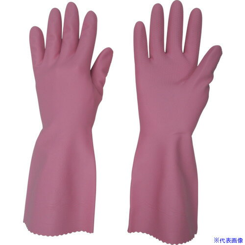 ■ビニスター まとめ買い 塩化ビニール手袋 トワローブフルールあつ手 ピンク S (20双入) 704S(7809239)