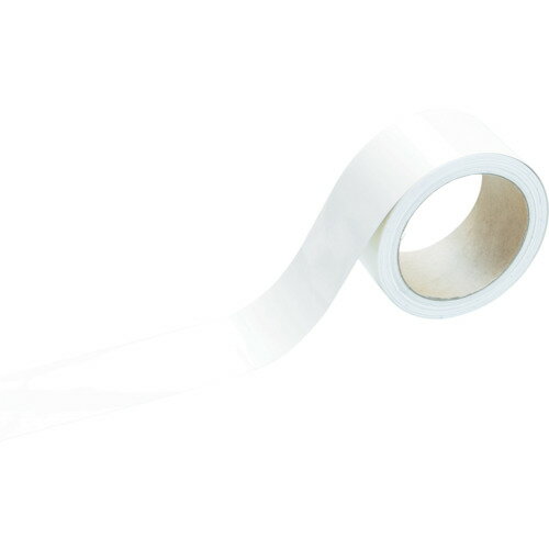 ■TRUSCO 蛍光ラインテープ100mmx10m ホワイト TLK10010W(7831722)