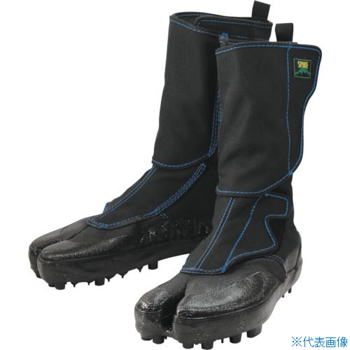 オレンジブック トラスコ中山　TRUSCOMARUGO スパイクマジック足袋2型 黒 26.5cm 〔品番:SPMTABI2BK265〕[ 注番:7860595]特長●山林作業用のスパイク地下足袋です。●切創、摩擦に強い綿とポリエステルの混紡素材を使用しています。●スチールスパイクピンで防滑性が向上しました。●脱ぎ履きのしやすいマジックタイプです。用途●農・林業。仕様●寸法(cm)：26.5●色：ブラック●甲被タイプ：マジック仕様2●スパイクピン材質/仕上●アッパー材:混紡●底材:ゴムセット内容/付属品注意原産国（名称）中国JANコード4982841220297本体質量1160gオレンジブック トラスコ中山　TRUSCOMARUGO スパイクマジック足袋2型 黒 26.5cm 〔品番:SPMTABI2BK265〕[注番:7860595][本体質量：1160g]《包装時基本サイズ：300×280×120》〔包装時質量：1360g〕分類》保護具》安全靴・作業靴》作業靴☆納期情報：仕入れ先通常在庫品 (欠品の場合有り)