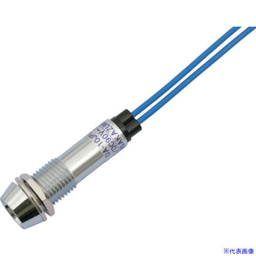 ■サカヅメ LED表示灯 DA−10JPL (AC/DC100V接続)Φ10 青 DA10JPLACDC100VB(7887655)[...