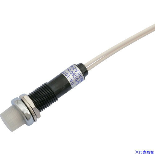 オレンジブック トラスコ中山　TRUSCOサカヅメ LED表示灯 DA−10TPL (AC/DC100V接続)Φ10 白 〔品番:DA10TPLACDC100VW〕[ 注番:7888252]特長●抵抗器内蔵の高輝度LED表示灯です。●AC/DC100V用電源にダイレクトに接続出来ます。●長さ200mmのリード線(UL1430 AWG24)付です。用途●電源表示灯用●電源のON、OFF表示灯に。仕様●定格電圧(V)：AC/DC100(90〜132)●定格電流(mA)：1.0〜2.5仕様2●結線方法：リード線(L=200mm UL1430 AWG24)●モールドフレーム●絶縁耐圧：AC2000V1分間(充電部アース間)●絶縁抵抗：DC500V100MΩ以上(充電部アース間)●パネルカット:φ10.2●発光色:白●レンズ色:乳白材質/仕上●本体：フランジ：レンズ:ポリカーボネート樹脂●飾り金具:真鍮クロームメッキセット内容/付属品注意原産国（名称）日本JANコード本体質量6gオレンジブック トラスコ中山　TRUSCOサカヅメ LED表示灯 DA−10TPL (AC/DC100V接続)Φ10 白 〔品番:DA10TPLACDC100VW〕[注番:7888252][本体質量：6g]分類》電子機器》電気・電子部品》回転灯・表示灯☆納期情報：メーカー取り寄品（弊社より発送）
