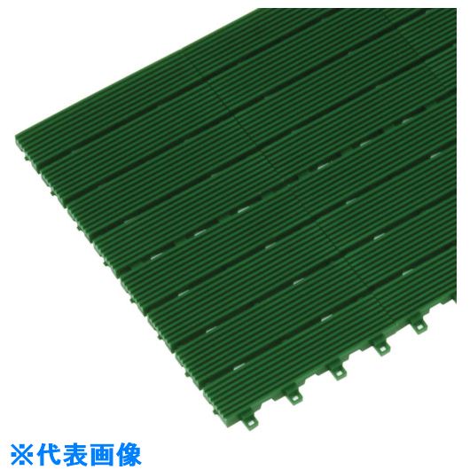 ■ミヅシマ ニューラインマット 150×150×12mm 緑 401068(GN)(8020211)
