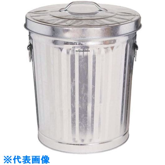 ■ミヅシマ ダストBOX33 シルバー 3670335(8020873)[送料別途お見積り][法人限定][外直送]