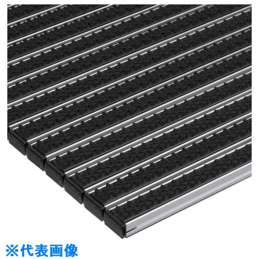 Mats - ■ミヅシマ MSDマット B22 別注計算 ブラック 4191160(8020944)[送料別途見積り][法人・事業所限定][掲外取寄]