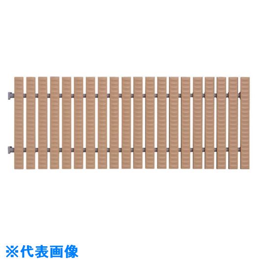 オレンジブック トラスコ中山　TRUSCOミヅシマ フリーハードルJ ♯150 ブラウン 〔品番:4320040〕[ 注番:8020979]特長●直線、曲線にも対応可能●樹脂製の溝蓋です用途●プール●浴室●ケアハウス等の水回り排水部仕様●長...