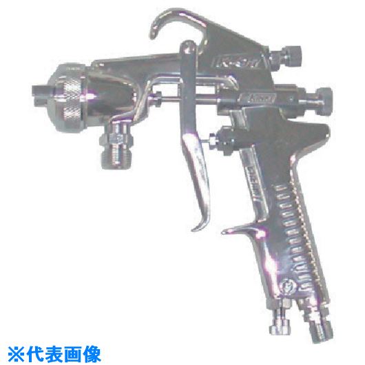 オレンジブック トラスコ中山　TRUSCO近畿 クリーミー吸上式スプレーガン ノズル径2.5mm 〔品番:C97S25〕[ 注番:8050518]特長●大型タイプのスタンダードタイプ吸上げガンです。用途●中塗、下塗り、高粘度用仕様●ノズル径(mm)：2.5●所要圧縮機(kW)：1.5〜●カップ取付口：G3/8●エア取込口：G1/4仕様2●吸上式材質/仕上●本体:アルミダイカスト合金●接液部:ステンレス・真鍮・アルミ合金セット内容/付属品●スパナ注意●スプレーガン自体を溶剤につける事は禁止して下さい●別途運賃原産国（名称）日本JANコード本体質量550gオレンジブック トラスコ中山　TRUSCO近畿 クリーミー吸上式スプレーガン ノズル径2.5mm 〔品番:C97S25〕[注番:8050518][本体質量：550g]分類》工事・照明用品》塗装・内装用品》スプレーガン☆納期情報：メーカー取り寄品（弊社より発送）