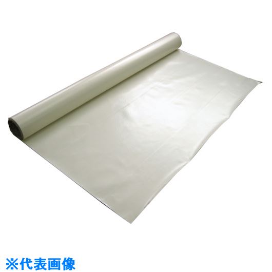 ■菊地 テント倉庫補修用広幅粘着シート アイボリー98cm×1m切売 MAS9801IV(8050951)[送料別途お見積り][..