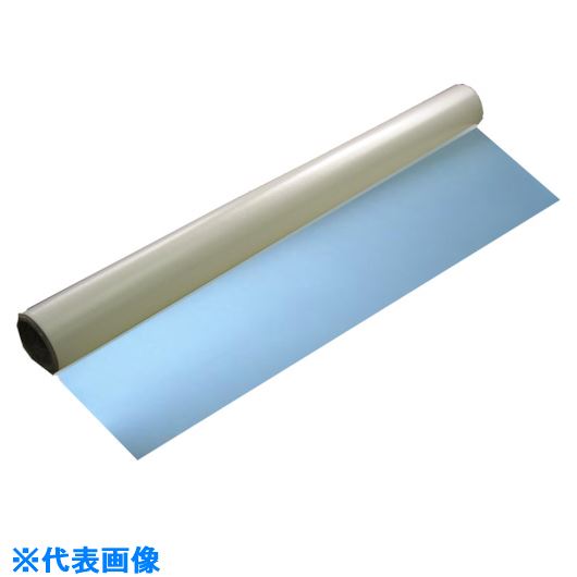 ■菊地 テント倉庫補修用広幅粘着シート シルバー98cm×1m切売 MAS9801SV(8050952)[送料別途お見積り][法..