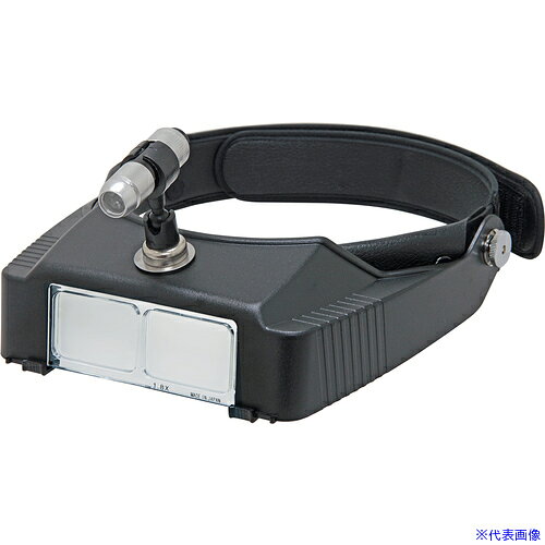 ■池田レンズ LEDライト付ヘッドルーペ 2.3倍 BM120LB(8051769)[送料別途お見積り][法人限定][メーカー取寄]
