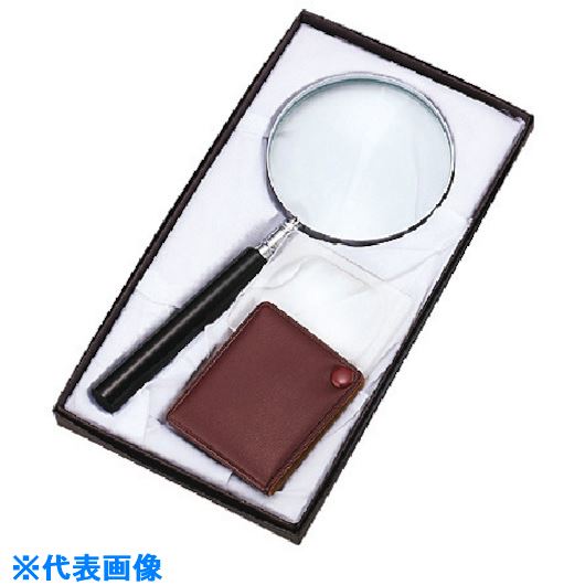 ■池田レンズ 拡大鏡ギフトセット G6(8051783)[送料別途お見積り][法人限定][掲外取寄]