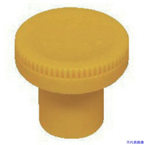 ■ELESA エルゴナールドノブ(メネジ) 外径25mm ねじ径M6×1.0 EKK25YE(8056549)[送料別途見積り][法人・事業所限定][掲外取寄]