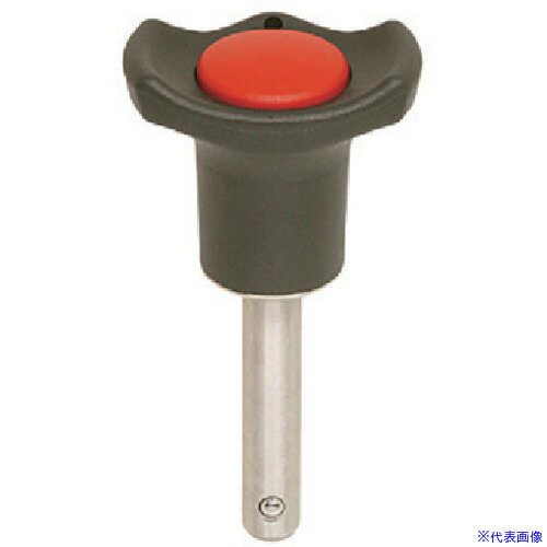 ■kipp ボールロックピン(樹脂グリップタイプ) BLP06050SUS(8059946)[送料別途見積り][法人・事業所限定..