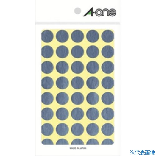 Labels - ■3M エーワン[[TM上]] カラーラベル 丸型 15mmΦ 銀 (8枚入) 07032(8066567)