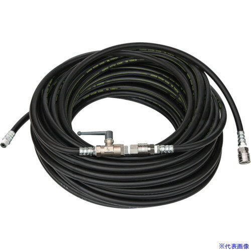 ■Asada 洗管ホース 3/8×30m SUSワンタッチカプラ仕様 HD03245(8067965)[法人限定][外直送元]