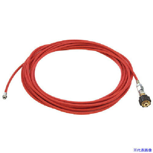 ■Asada 1/4PS洗管ホース コック無 20m クイックカプラ仕様 HD03243(8067983)[法人限定][外直送元]