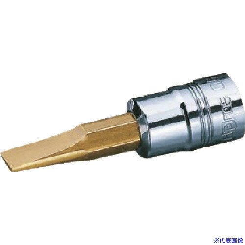 ■ネプロス ドライバービットソケット 6.3sq.マイナスビットソケット 刃先1×6マイナス 全長47.7mm NBT2M06(8070322)(4)