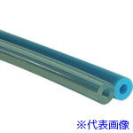 ■チヨダ ポリウレタンチューブ マルチストレートチューブ 外径6mm/20m巻 透明、青 2MP6S20M(8083321)