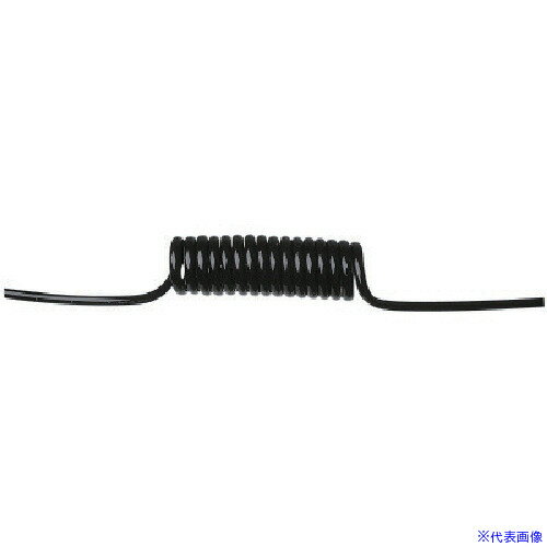 オレンジブック トラスコ中山　TRUSCOチヨダ タッチスパイラルチューブ 8mm/使用範囲1200mm 〔品番:TPS820〕[ 注番:8084303]特長●ポリウレタン樹脂を使用しており、柔軟性に優れています。●外径精度が高いタッチチュ...