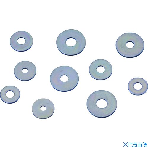 ■カメダ 平ワッシャー W−18−3C (100個入り) W18(8085109)[送料別途お見積り][法人限定][メーカー取寄]