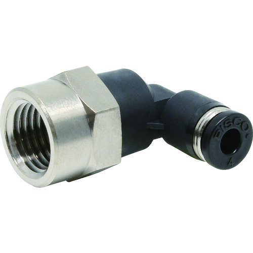 ■PISCO ワンタッチ継手 チューブフィッティング メスエルボ PLF402(8095416)