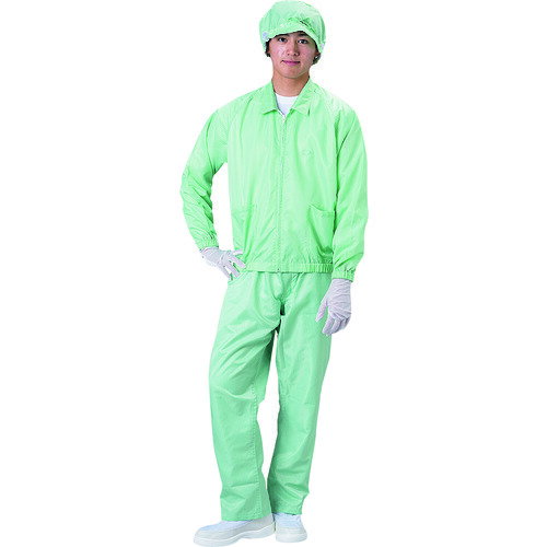 ■BLASTON ジャケット(衿付)-緑-7L BSC410