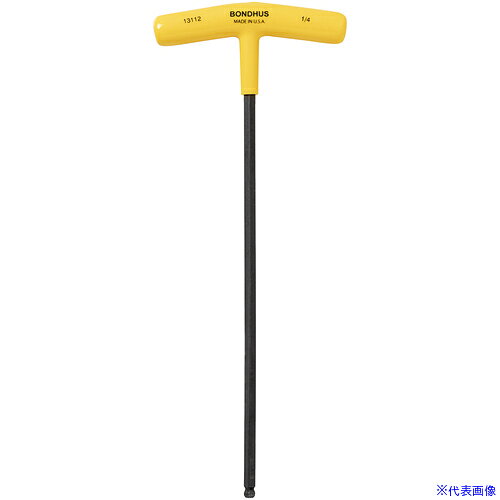 オレンジブック トラスコ中山　TRUSCOBONDHUS ボールポイント六角T−ハンドル 1/4インチ No.13112 〔品番:BT14〕[ 注番:8107820]特長●スチール製ハンドルを採用しています。●グリップはクッショングリップ仕様です。●硬度はHRC57から61です。●鉄製ハンドルの重さを利用することでネジをスムースに回すことができます。用途●六角穴付ボルトの締め付け、緩め作業に。●斜めからの作業に。仕様●全長(mm)：275仕様2●プロガード黒染め加工処理●硬度：HRC57〜61材質/仕上●ブレード部：プロテニアム［［R上］］合金鋼（ボンダス特注鋼材）●ハンドル部：スチール●表面処理：プロガード［［TM上］］加工（黒染め）セット内容/付属品注意●工具を安全に使っていただくため、作業時は必ず保護メガネを着用してください。●パイプやメガネレンチなどを使っての作業はしないでください。原産国（名称）アメリカJANコード本体質量180gオレンジブック トラスコ中山　TRUSCOBONDHUS ボールポイント六角T−ハンドル 1/4インチ No.13112 〔品番:BT14〕[注番:8107820][本体質量：180g]《包装時基本サイズ：330×125×15》〔包装時質量：183g〕分類》手作業工具》ドライバー・六角棒レンチ》ボールポイント六角棒レンチ☆納期情報：仕入れ先通常在庫品 (欠品の場合有り)