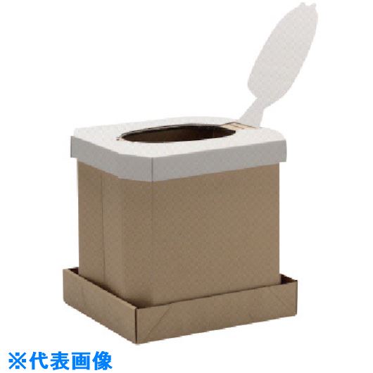 ■ミドリ安全 ダンボール組立トイレ(ベンリー袋付) MEAT(8111222)[送料別途お見積り][法人限定][掲外取寄]