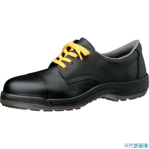 オレンジブック トラスコ中山　TRUSCOミドリ安全 静電安全靴 CF110S 28.5CM 〔品番:CF110S28.5〕[ 注番:8111283]特長●冬の低温・乾燥時期でも安定した静電気除去性能を発揮します。●靴底から静電気を逃がし、スパークの発生を防止します。●親指をまっすぐに伸ばして、快適に着用できるワイド樹脂先芯を使用しています。●クッション性と耐久性に優れたウレタン2層底です。用途●製造・土木・建築作業等に。仕様●寸法(cm)：28.5●足幅サイズ：EEE●色：ブラック●規格：JIS T8103 (ED-P/C2)/C1/S/P1/F1●電気抵抗値：1.0×10[[の5〜8乗]]Ω(23℃ C2)●耐圧迫荷重(kN)：10±0.1仕様2●JIS T8103 (ED-P/C2)/C1/S/P1/F1材質/仕上●甲被：牛革（型押しソフト）●先芯：ワイド樹脂●靴底：発泡ポリウレタン2層セット内容/付属品注意●中敷きを交換する場合は、ミドリ安全が推奨する同等品を使用してください。（JIS　T8101安全靴の規定より）原産国（名称）ラオスJANコード4979058744920本体質量880gオレンジブック トラスコ中山　TRUSCOミドリ安全 静電安全靴 CF110S 28.5CM 〔品番:CF110S28.5〕[注番:8111283][本体質量：880g]《包装時基本サイズ：350×200×120》〔包装時質量：1150g〕分類》保護具》安全靴・作業靴》静電安全靴☆納期情報：仕入れ先通常在庫品 (欠品の場合有り)