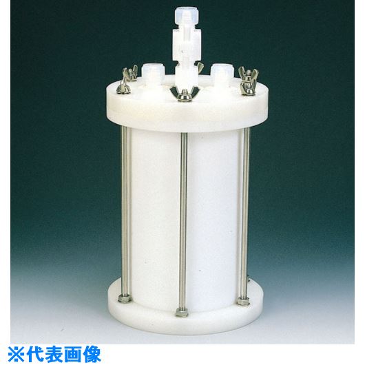 ■フロンケミカル フッ素樹脂 装置用円筒型容器B型 15000cc NR0119005(811528 ...