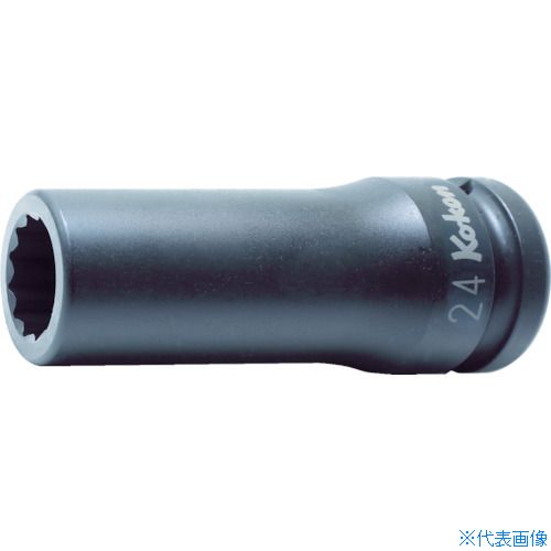 オレンジブック トラスコ中山　TRUSCOKo−ken 12角インパクトディープソケット 差込角19.0mm 対辺22mm 〔品番:16305M22〕[ 注番:8121003]特長●ボルト／ナットに接する開口部(12角)はもちろんのこと、差し込み側の四角駆動部にも角を傷めずハイトルクを確実に伝える面接触のフラットドライブを採用しています。仕様●差込角(mm)：19.0●対辺寸法(mm)：22●全長(mm)：100●対辺形状：12角●適合ピン：A61●適合Oリング：B61●適合Cリング：PKC61●適合リング：AB61仕様2材質/仕上●クロムモリブデン鋼(SCM435)セット内容/付属品注意●抜け止め用のCリング(Oリング・ピン)は付属しておりません。原産国（名称）日本JANコード4991644413645本体質量700gオレンジブック トラスコ中山　TRUSCOKo−ken 12角インパクトディープソケット 差込角19.0mm 対辺22mm 〔品番:16305M22〕[注番:8121003][本体質量：700g]《包装時基本サイズ：47×56×101》〔包装時質量：642g〕分類》手作業工具》ソケットレンチ》インパクト用ソケット☆納期情報：仕入れ先通常在庫品 (欠品の場合有り)