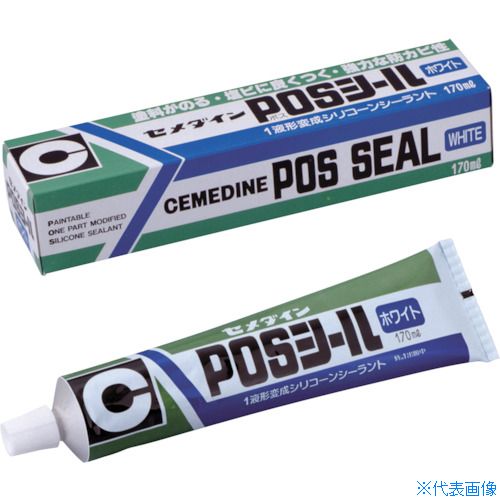 オレンジブック トラスコ中山　TRUSCOセメダイン POSシール ホワイト 170ml(変成シリコン) SM−364 〔品番:SM364〕[ 注番:8135207]特長●変成シリコーン系で建築用、工業用に使えます。●無溶剤、低臭で安全性に優れています。●塗装ができます。●強力防カビタイプです。用途●一般建築物の内外装目地のパイプ貫通部周りのシールなどに。●外壁・屋根などのシールに。仕様●色：ホワイト●容量(ml)：170●JIS規格：×●使用温度範囲(℃)：-40〜80●防カビタイプ：〇●容量(L)：0.17●容量(g)：238仕様2材質/仕上●主成分：変成シリコーン樹脂セット内容/付属品注意原産国（名称）日本JANコード4901761136204本体質量238gオレンジブック トラスコ中山　TRUSCOセメダイン POSシール ホワイト 170ml(変成シリコン) SM−364 〔品番:SM364〕[注番:8135207][本体質量：238g]《包装時基本サイズ：50×225×45》〔包装時質量：280g〕分類》化学製品》接着剤・補修剤》建築用シーリング剤☆納期情報：メーカー取り寄品（弊社より発送）
