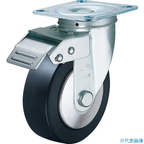 ■ハンマー スイッチキャスター MCナイロン車輪(ラジアルボールベアリング)100mm 420FASMCB100(8141082)[送料別途お見積り][法人限定][掲外取寄]