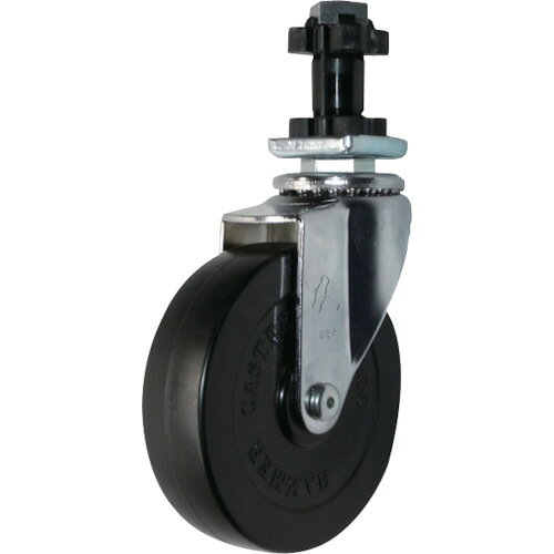 ■ハンマー パイプ差込み旋回式ゴム車輪 125mm 角32用 4205ENR125(8141242)[送料別...