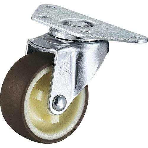 ■ハンマー Eシリーズコーナー 旋回式ウレタン車輪(ナイロンホイール)40mm 220EUR40(8141889)[送料別途お見積り][法人限定][掲外取寄]