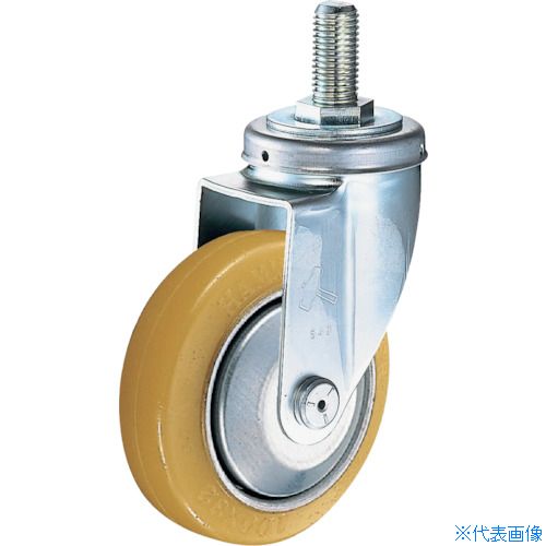 ■ハンマー ねじ込み旋回式ウレタン車輪(ローラーベアリング)150mm 420SAURB150(8142760)[送料別途お見積り][法人限定][掲外取寄]