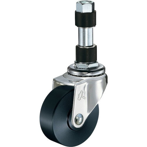 ■ハンマー パイプ差込み旋回式MCナイロン車輪 50mm φ16〜18用 4201EXMC50(8143029)[送料別途お見積り][法人限定][掲外取寄]