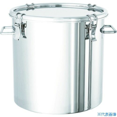 オレンジブック トラスコ中山　TRUSCOMONOVATE ステンレスタンク サニタリークリップ式密閉タンク 100L 〔品番:SMACTH47H〕[ 注番:8147206]特長●洗浄液や異物がたまりにくいステンレス容器です。●内外面バフ研磨仕上げです。用途●液体、粉体等の保存容器。仕様●容量(L)：100●直径(mm)：492●高さ(mm)：606●内径(mm)：470●深さ(mm)：600●取手：あり●蓋タイプ：密閉蓋(クリップ式)●蛇口有無：無●バルブ有無：無●板厚(mm)：1.2●容量(［［リットル］］)：100●外径(mm)：507仕様2●フタ付●パッキン付●容器本体…SUS304●丸棒取っ手…SUS304●キャッチクリップ…SUS304●表面処理： 内外面バフ研磨●使用条件： 大気圧(加減圧不可)●蓋【MF】…SUS304●食品衛生法適合材質/仕上●ステンレス(SUS304)●パッキン：シリコンゴム（食品衛生法適合）セット内容/付属品注意原産国（名称）日本JANコード4560132188480本体質量13kgオレンジブック トラスコ中山　TRUSCOMONOVATE ステンレスタンク サニタリークリップ式密閉タンク 100L 〔品番:SMACTH47H〕[注番:8147206][本体質量：13kg]《包装時基本サイズ：535×535×660》〔包装時質量：15kg〕分類》研究用品》ボトル・容器》ステンレスタンク☆納期情報：仕入れ先通常在庫品 (欠品の場合有り)