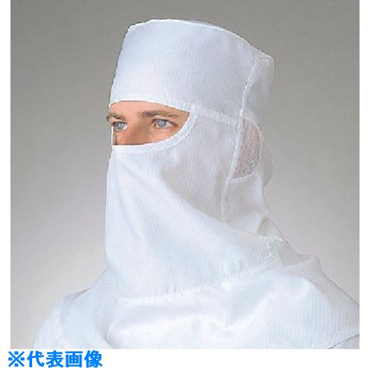 ■GOLDWIN フェイスカバーフード緑L PA1011GL(8160501)×10[送料別途お見積り][法人限定][掲外取寄]