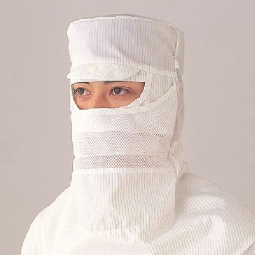 ■GOLDWIN 異物落下防止フード白L PA1481WL(8160664)[送料別途お見積り][法人限定][掲外取寄]