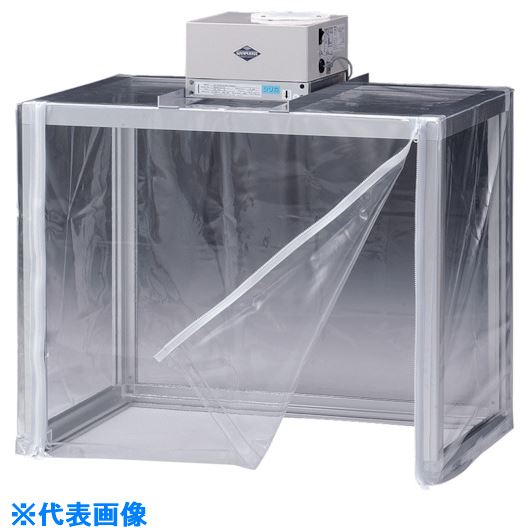 ■サンプラ クリーンベンチ(帯電防止シート) S-1200 00264(8162535)[送料別途お見積り][法人限定][外直送]