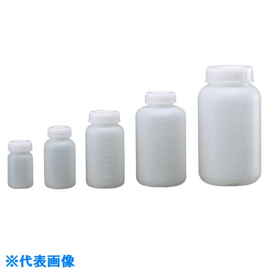 ■サンプラ フロロバリアPEボトル広口 500mL (50本入) 20417C(8162581)[送料別途お...