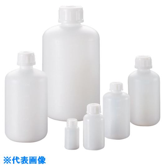 オレンジブック トラスコ中山　TRUSCOサンプラ PE細口瓶 100mL (200本入) 〔品番:02062C〕[ 注番:8162586]特長●サンプラテックのPE瓶は汎用性の高いポリエチレン樹脂を使用しており、実験室から化学工場まで幅広く使用されています。●出し入れがし易く、耐化学薬品性にも優れたPE瓶です。●5L、10Lについては運搬しやすい取手付きも用意しております。●5L、10Lにはひもを通せる穴がついています。●各寸法は参考値となります。●全高はキャップを取り付けた状態のものになります。用途●運搬、保管に。仕様●容量(ml)：100●高さ(mm)：97●中栓：あり●外径(mm)：48.0仕様2●PE細口瓶100mL200本入材質/仕上●ポリエチレンセット内容/付属品注意原産国（名称）日本JANコード本体質量4.2kgオレンジブック トラスコ中山　TRUSCOサンプラ PE細口瓶 100mL (200本入) 〔品番:02062C〕[注番:8162586][本体質量：4.2kg]分類》研究用品》ボトル・容器》ボトル☆納期情報：メーカー取り寄品（弊社より発送）