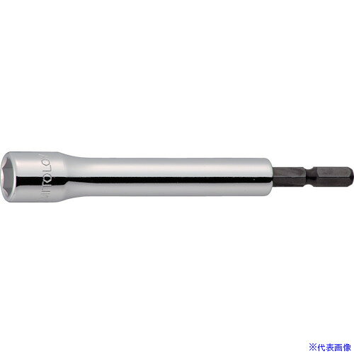 オレンジブック トラスコ中山　TRUSCOミトロイ ビットソケット ハイパー 10mm(ハンガー) 〔品番:EH10H〕[ 注番:8175539]特長●応力分散形状により、耐久性(寿命)がアップしています。●衝撃破断に強い六角形状ソケットです。●各種充電式インパクトドライバー全機種対応します。●ハンガータイプです。用途●作業におけるボルト・ナットの締めゆるめ用です。仕様●対辺寸法(mm)：10●軸寸法(mm)：6.35●全長(mm)：111●φD(mm)：15.5●［［リットル］］1(mm)：7●［［リットル］］2(mm)：60●対辺(mm)：10仕様2材質/仕上●ソケット部:クロムバナジウム鋼●シャンク部:オリジナル特殊鋼セット内容/付属品注意原産国（名称）日本JANコード4575100010199本体質量64gオレンジブック トラスコ中山　TRUSCOミトロイ ビットソケット ハイパー 10mm(ハンガー) 〔品番:EH10H〕[注番:8175539][本体質量：64g]《包装時基本サイズ：160×35×21》〔包装時質量：68g〕分類》手作業工具》ソケットレンチ》ソケットビット☆納期情報：メーカー取り寄品（弊社より発送）