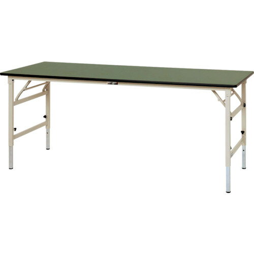 ■ヤマテック 折りたたみ作業台 ワークテーブル折りたたみタイプ リノリューム天板W1200×D600 STR1260GI..
