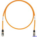 ■PANDUIT CAT6A/CAT6 シールドパッチコード 3m オレンジ STP6X3MOR STP6X3MOR(8180501)