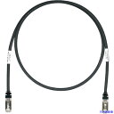 ■PANDUIT CAT6A/CAT6 シールドパッチコード 5m 黒 STP6X5MBL STP6X5MBL(8180512)